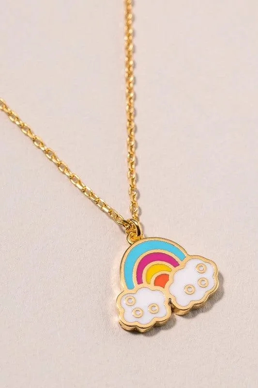 Kids Enamel Charm Necklaces