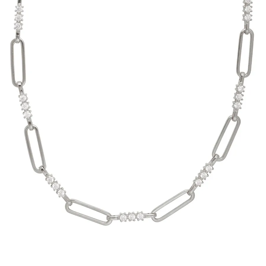 Link Topaz 925 Sterling Silver Necklace