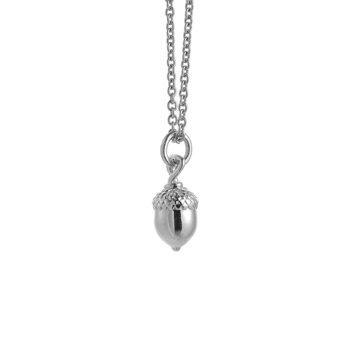 Little Acorn Silver Necklace