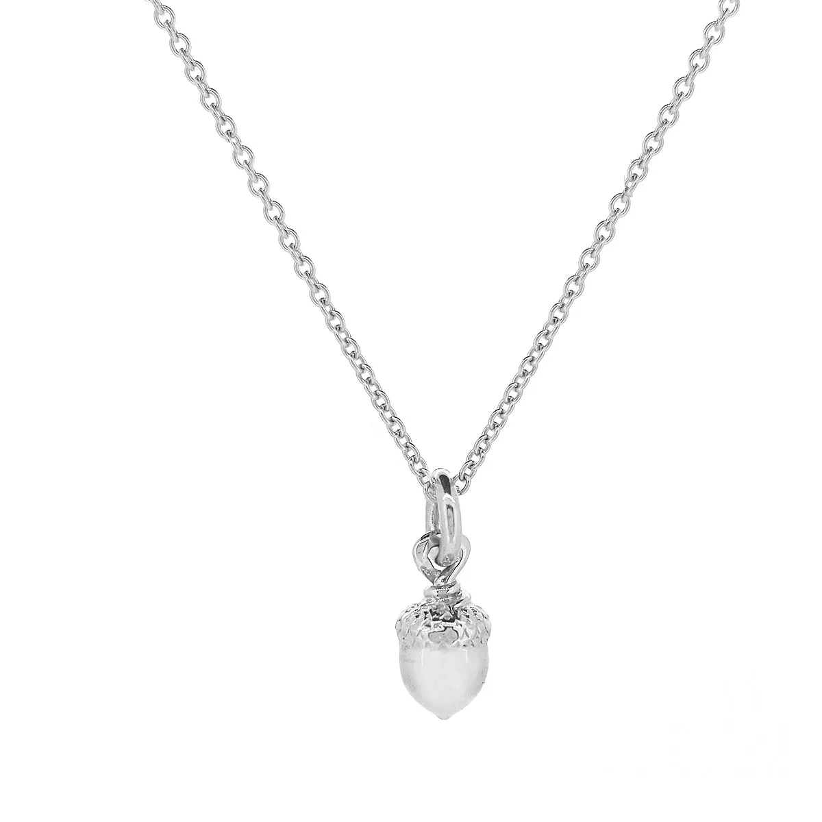 Little Acorn Silver Necklace