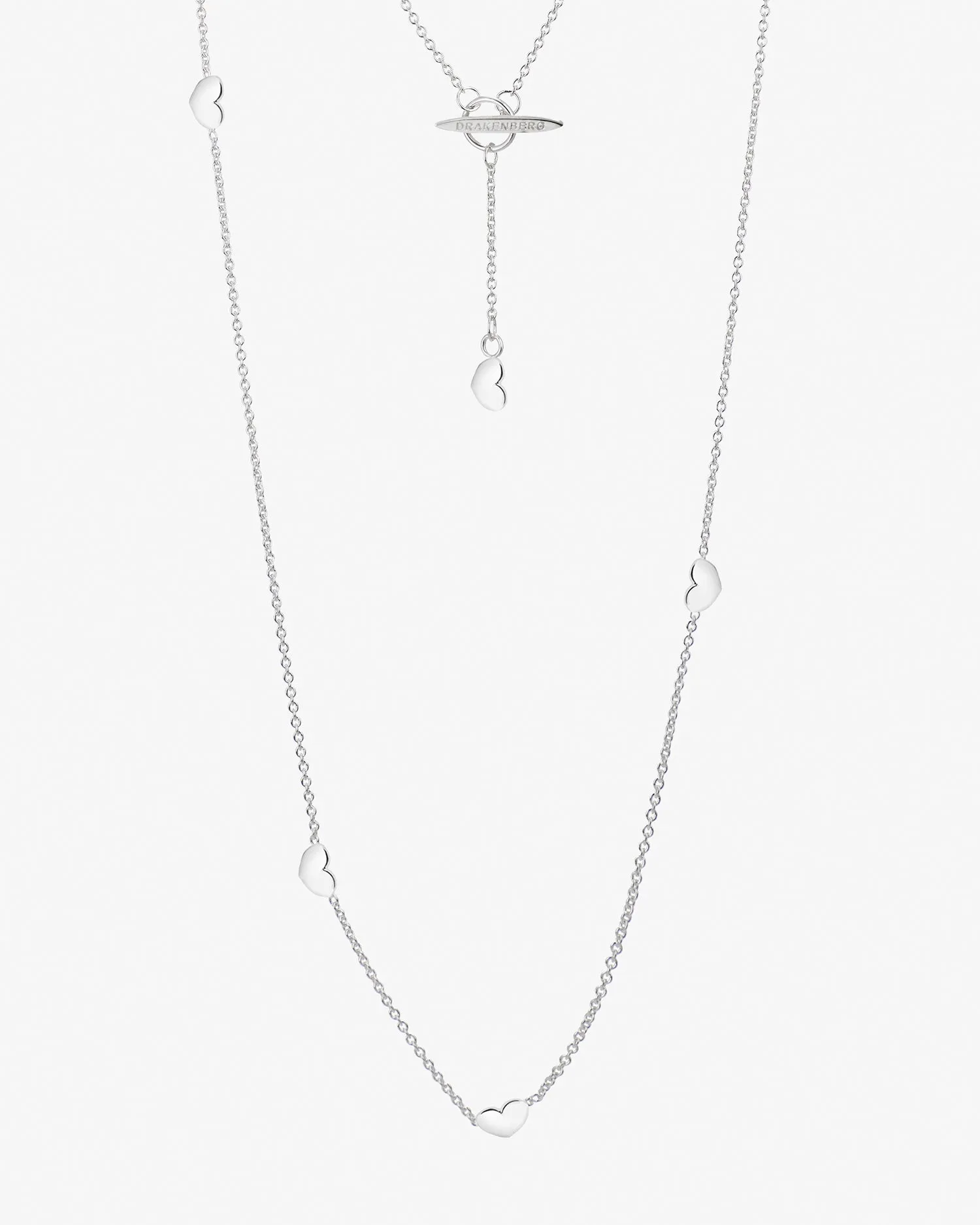 Loving Heart medium necklace long silver