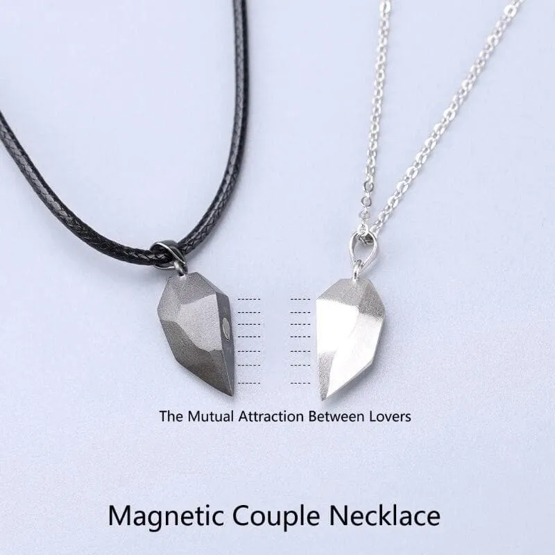 Magnetic Heart Necklace for Couples