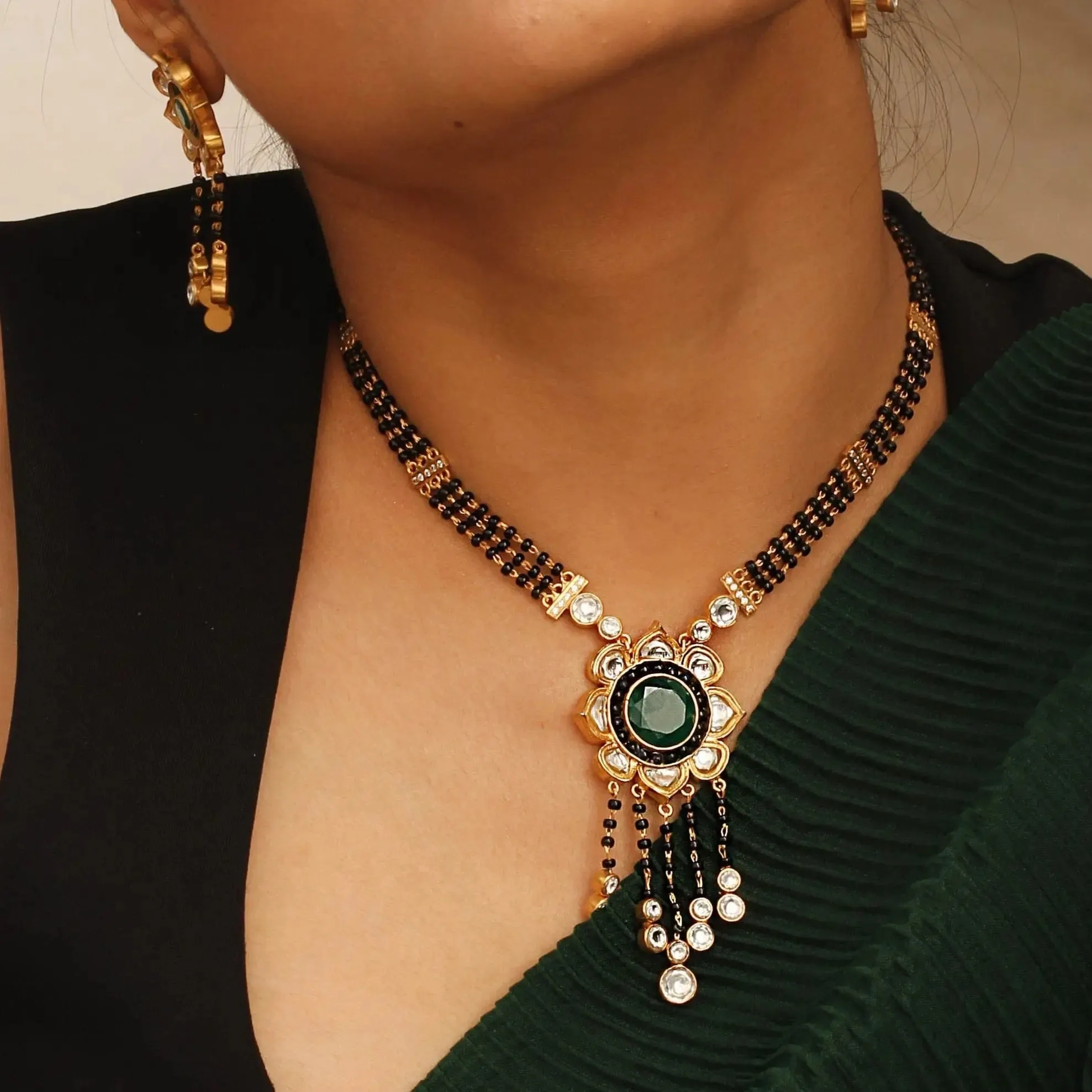 Majestic Silver Mangalsutra Necklace