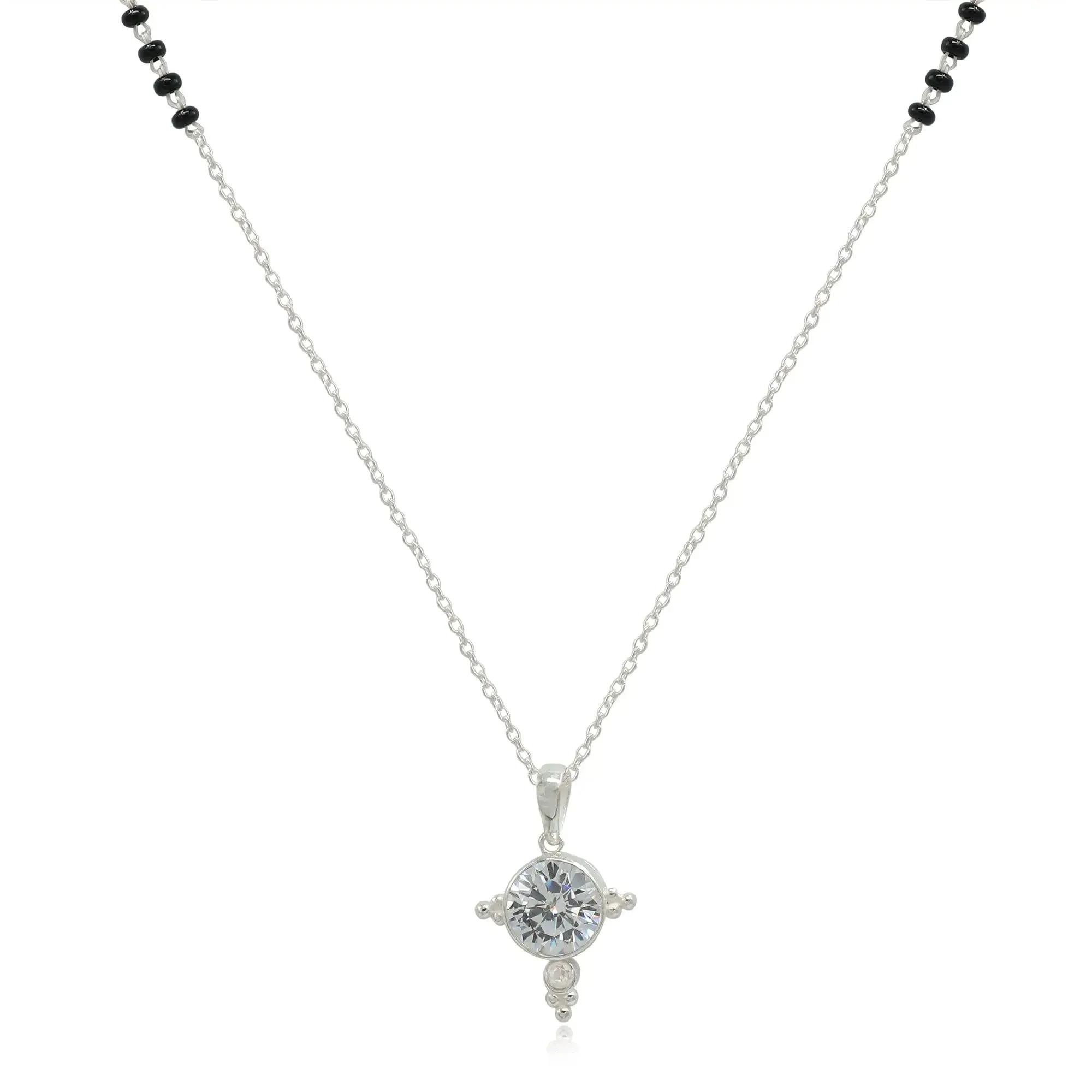 Mangalam Silver 92.5 Mangalsutra Necklace