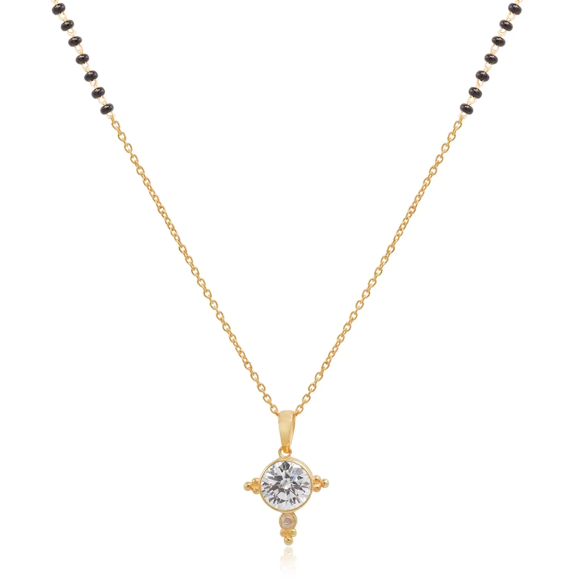 Mangalam Silver 92.5 Mangalsutra Necklace