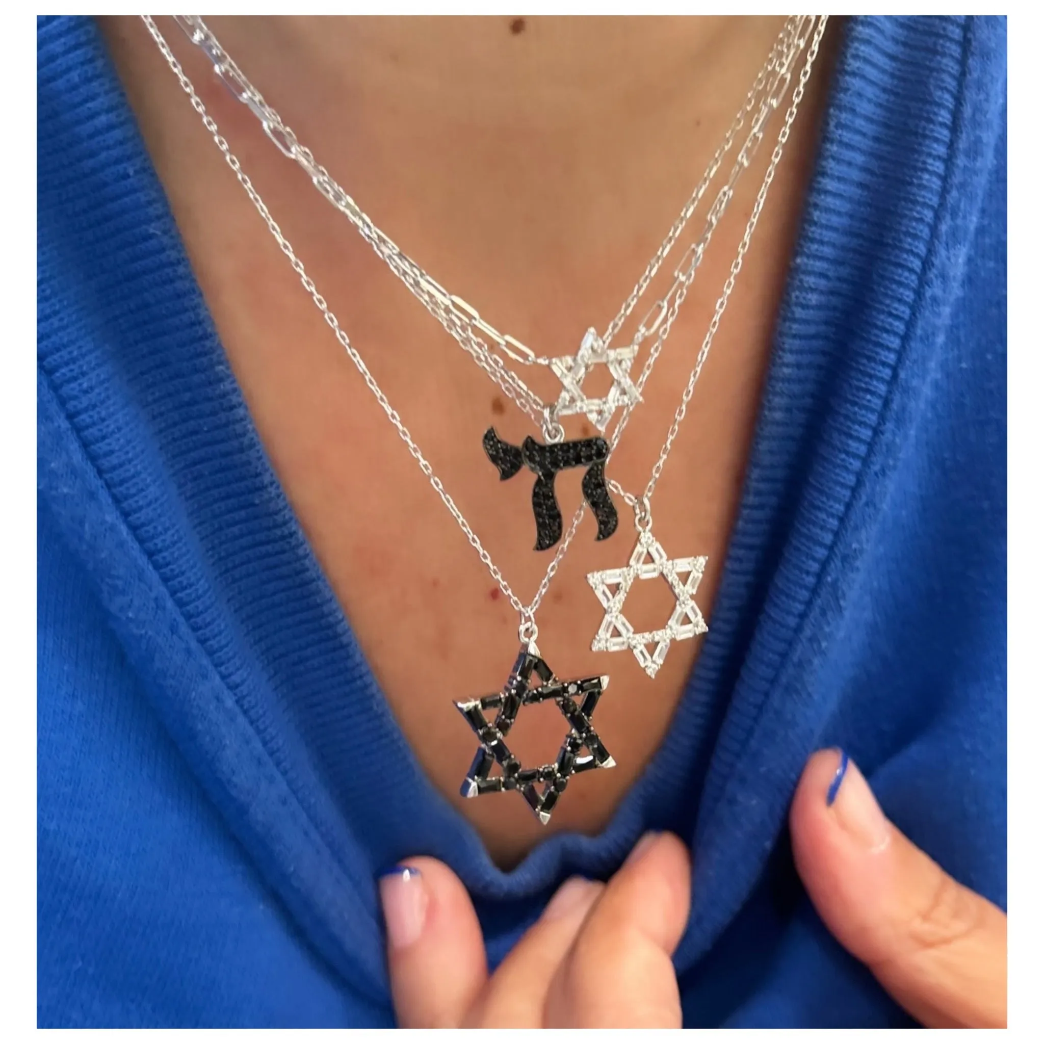 Medium Nessa Magen David Necklace