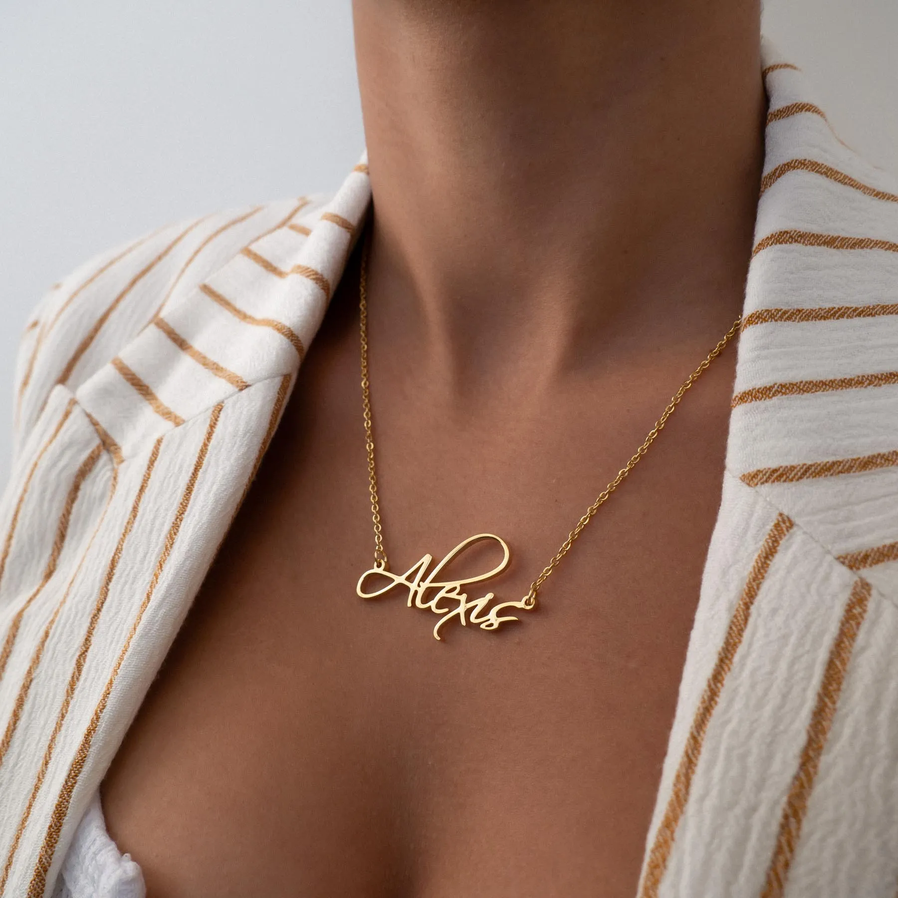 Milan Custom Name Necklace