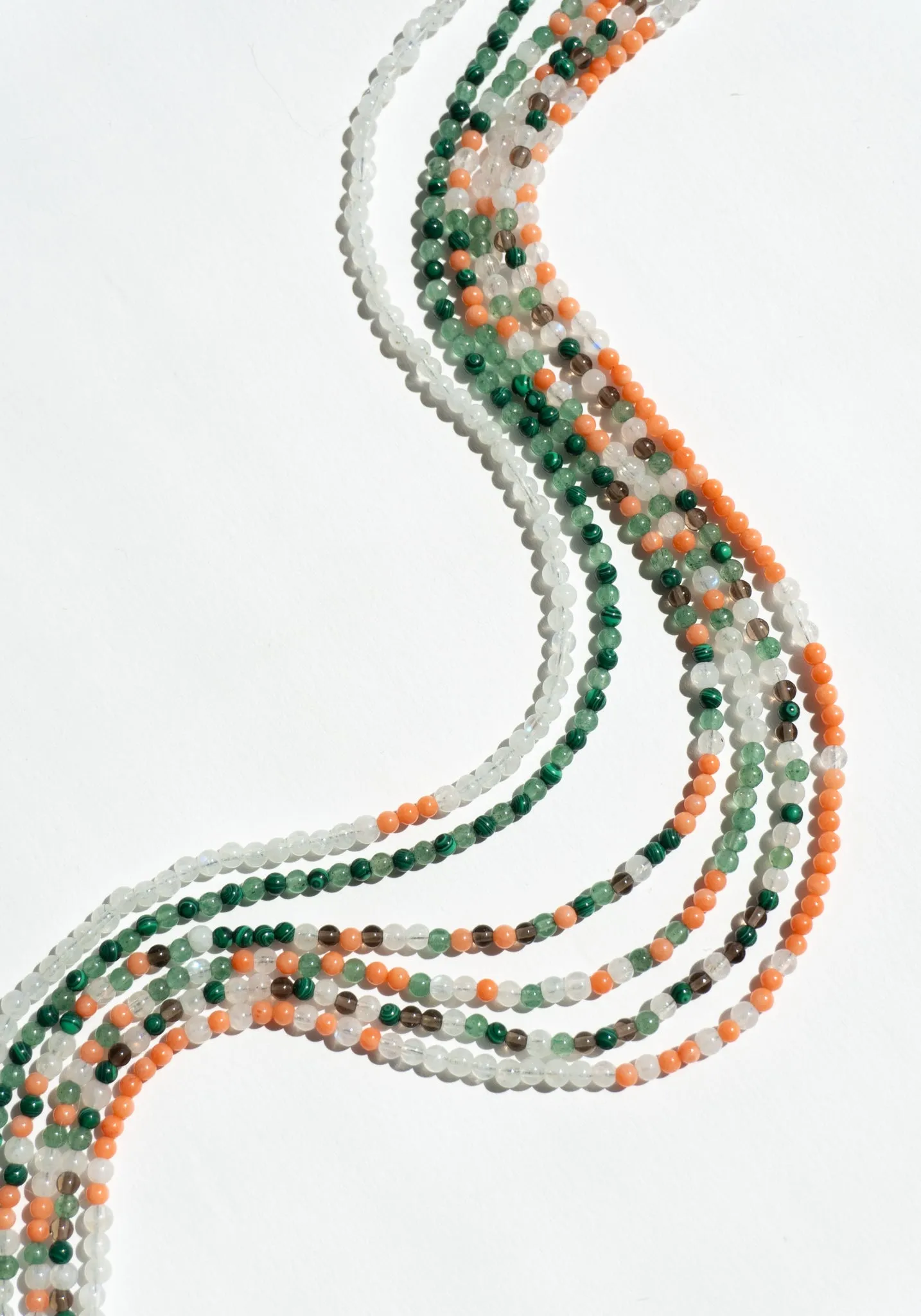 One-of-a-Kind Stone Beaded Necklaces