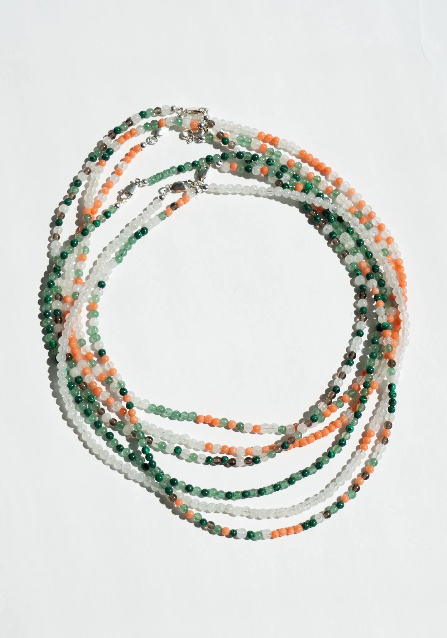 One-of-a-Kind Stone Beaded Necklaces