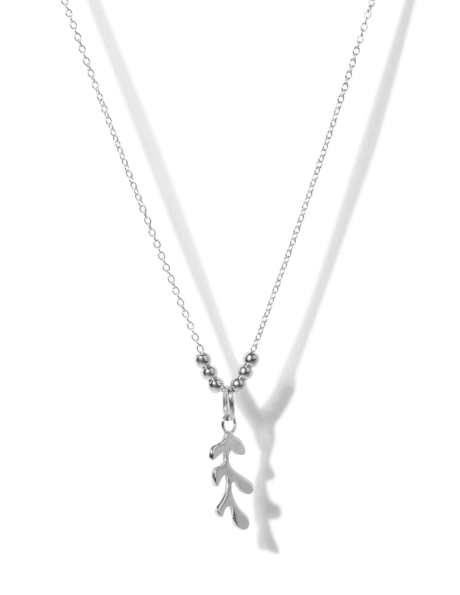 Palmette Necklace <br>Silver