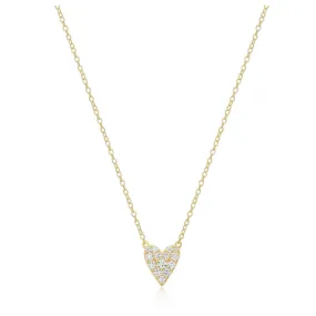 Pave Heart Necklace