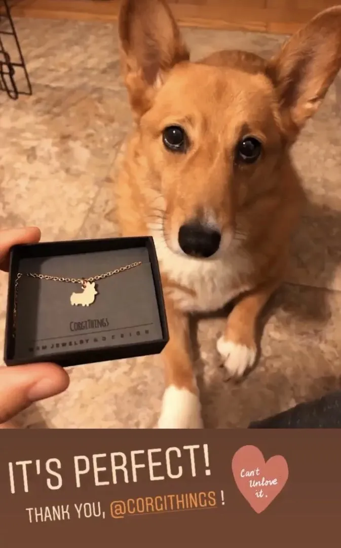 PREORDER: Corgi Things Necklace | GoldFilled