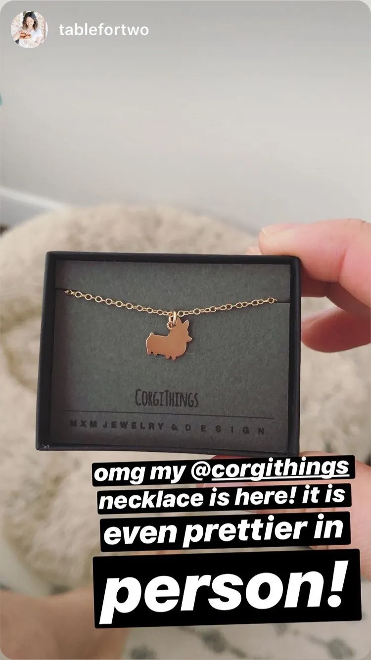 PREORDER: Corgi Things Necklace | GoldFilled