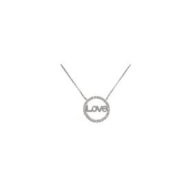 " LOVE “ Fancy Necklace (14K)