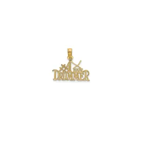 "#1 Drummer" Pendant (14K)