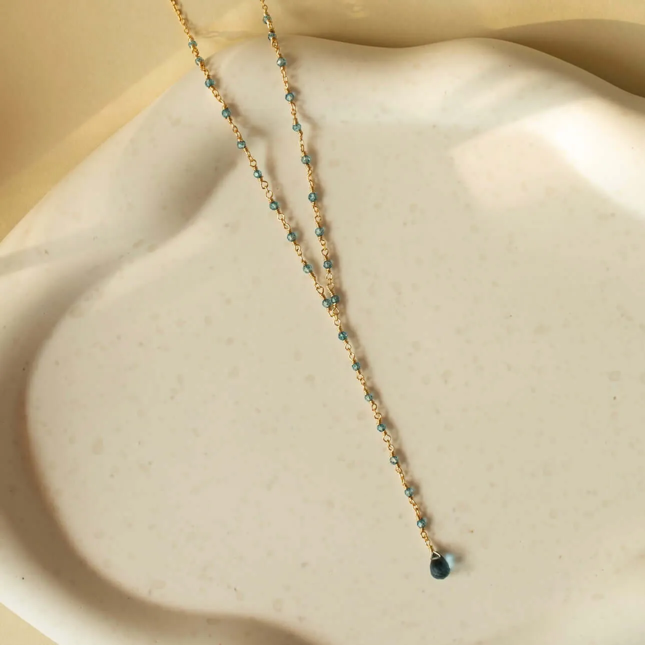 "The Kensington" Necklace - Green Onyx