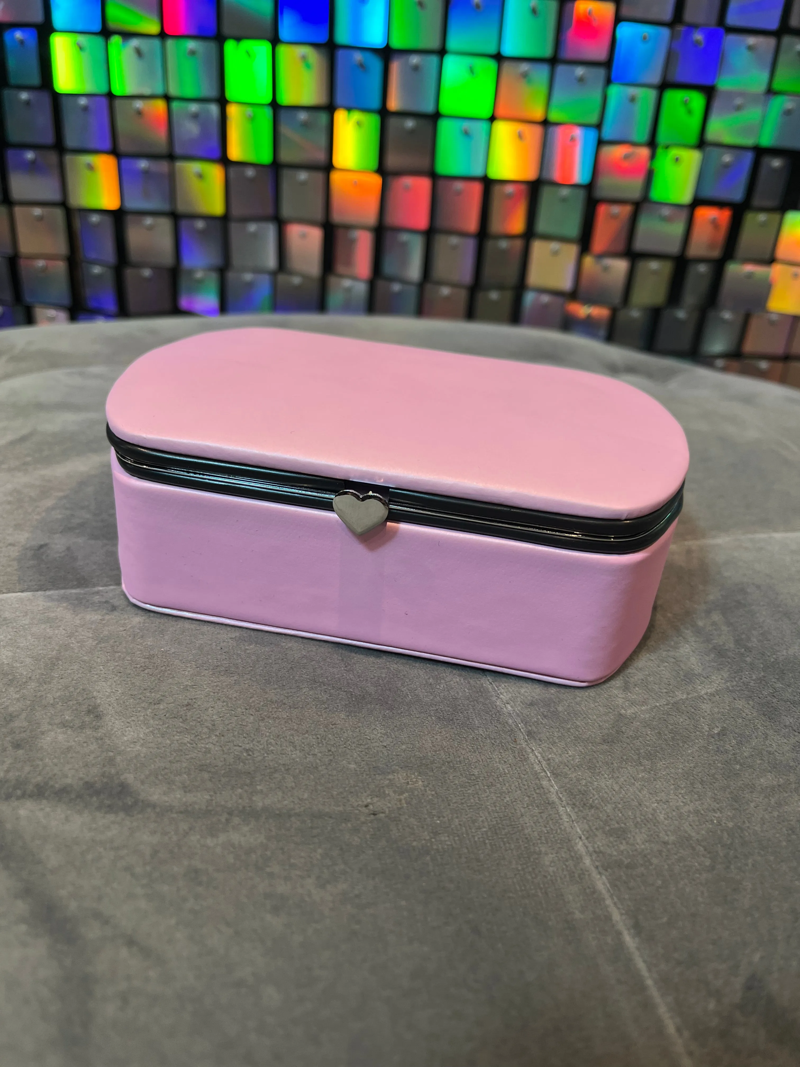 Shimmer Jewellery Box with Heart closure