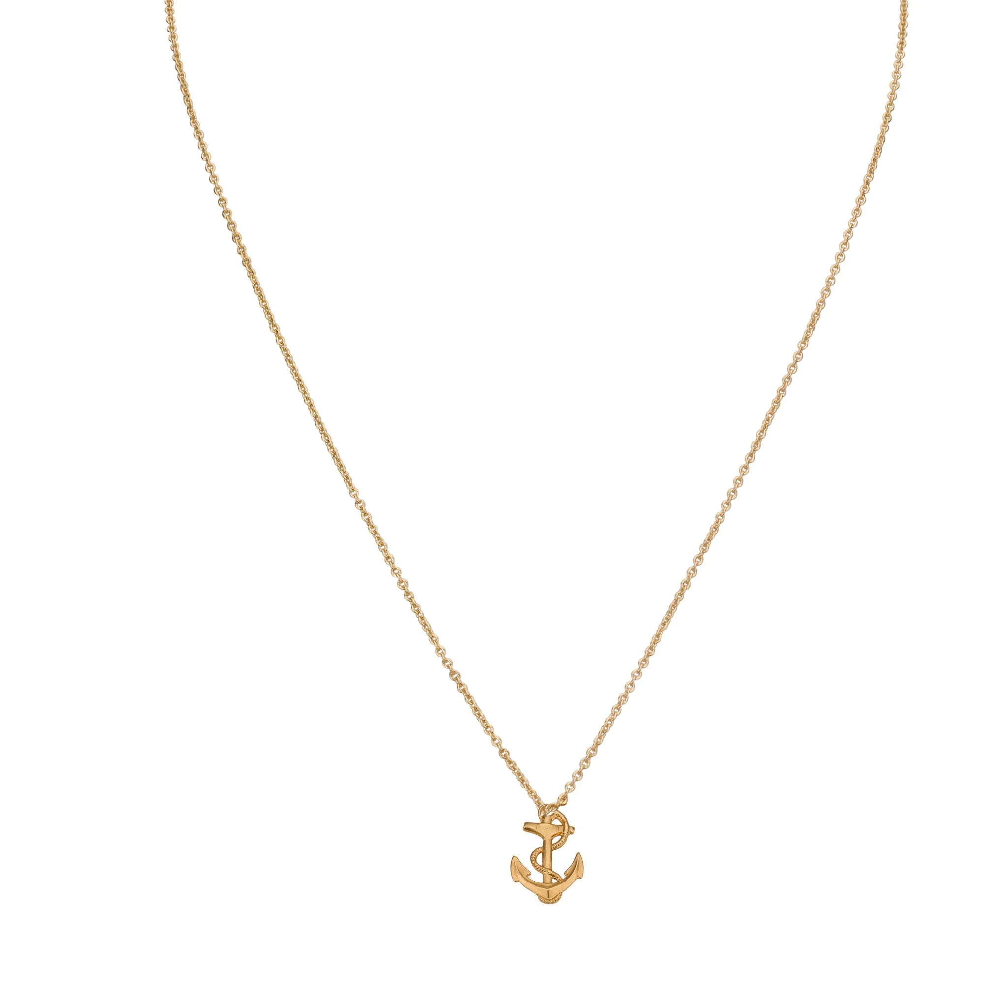 Small Anchor & Helen Chain Necklace