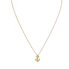 Small Anchor & Helen Chain Necklace