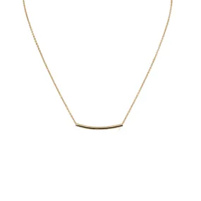 Small delicate tube & Helen chain Necklace