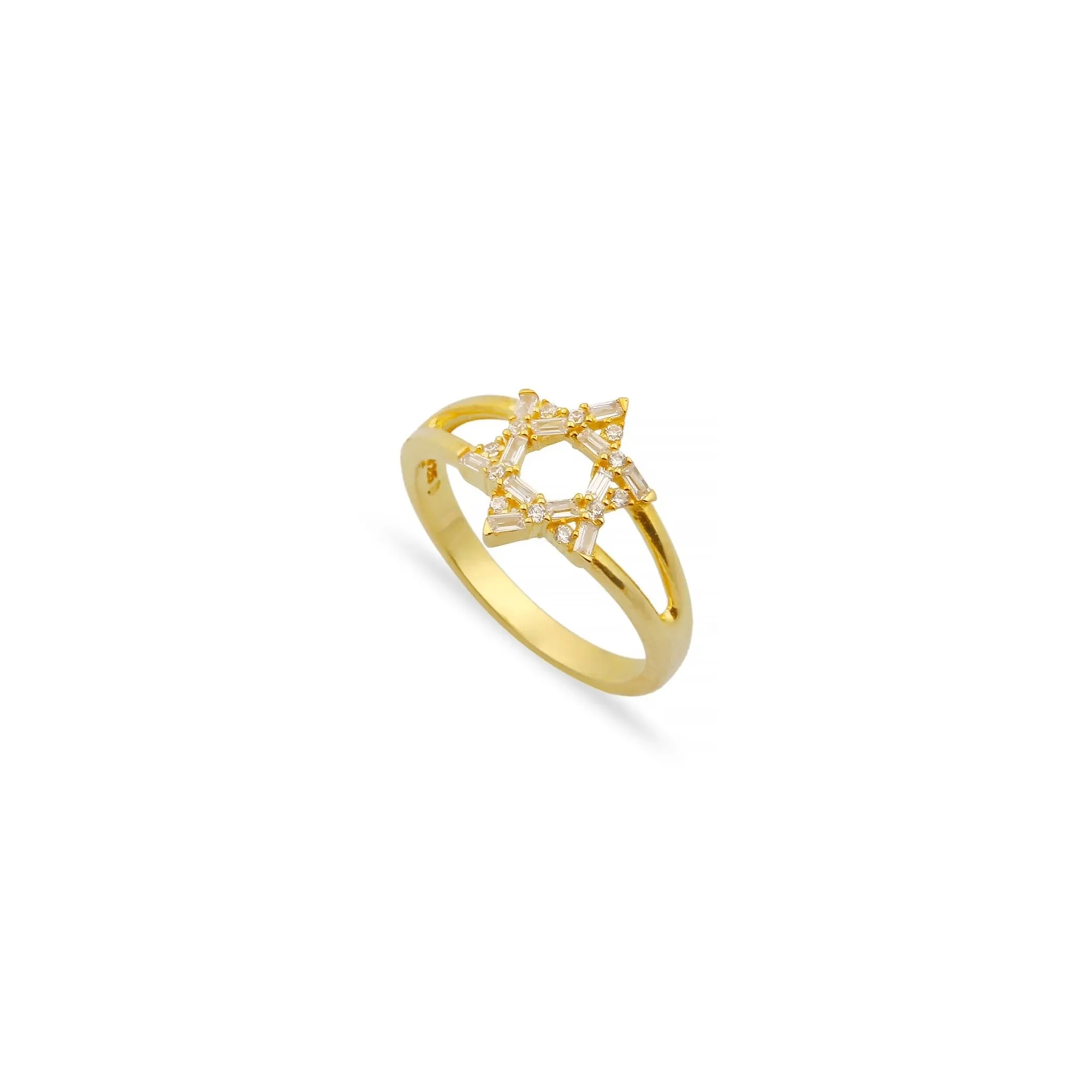 Small Nessa Magen David Ring