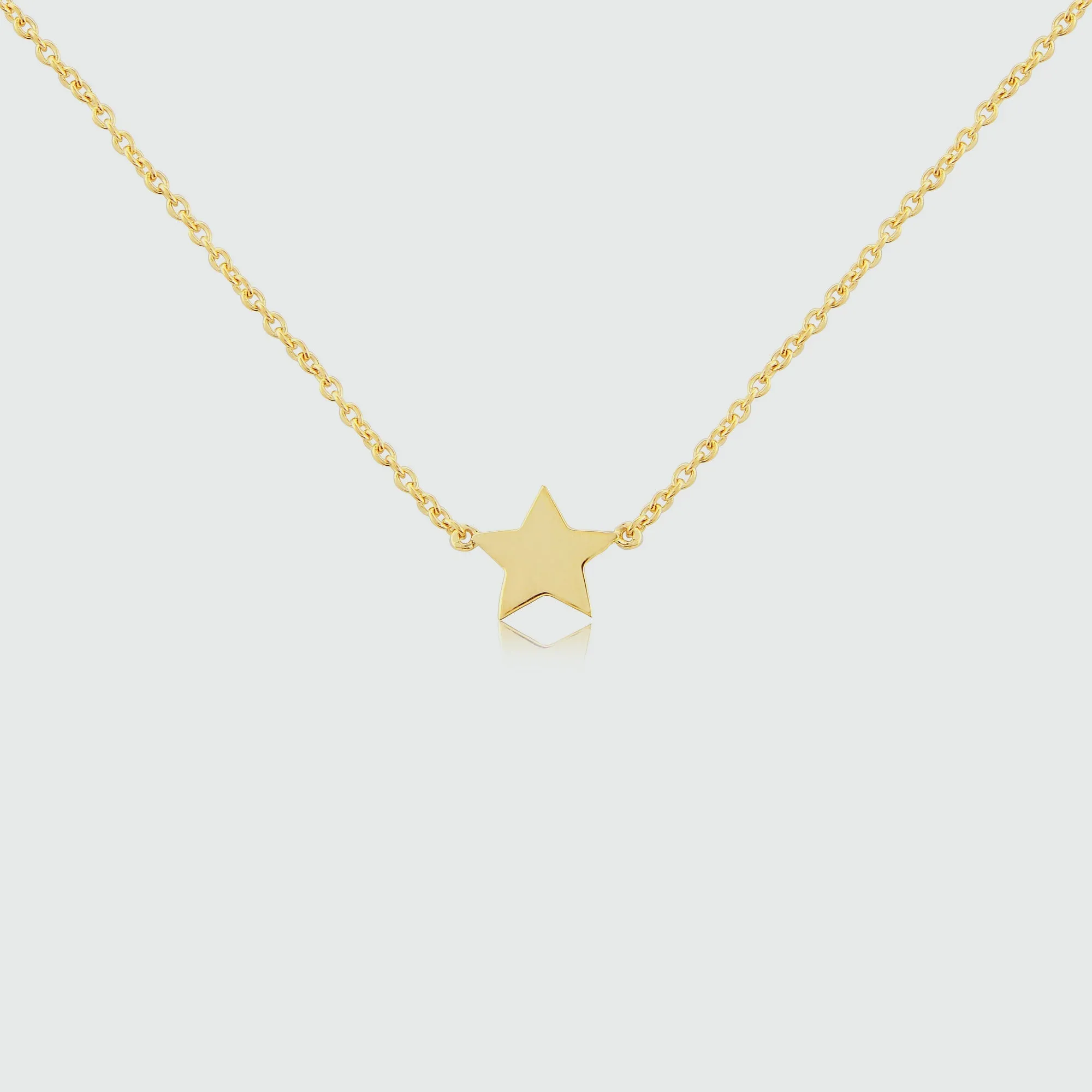 Soho Yellow Gold Vermeil Star Necklace