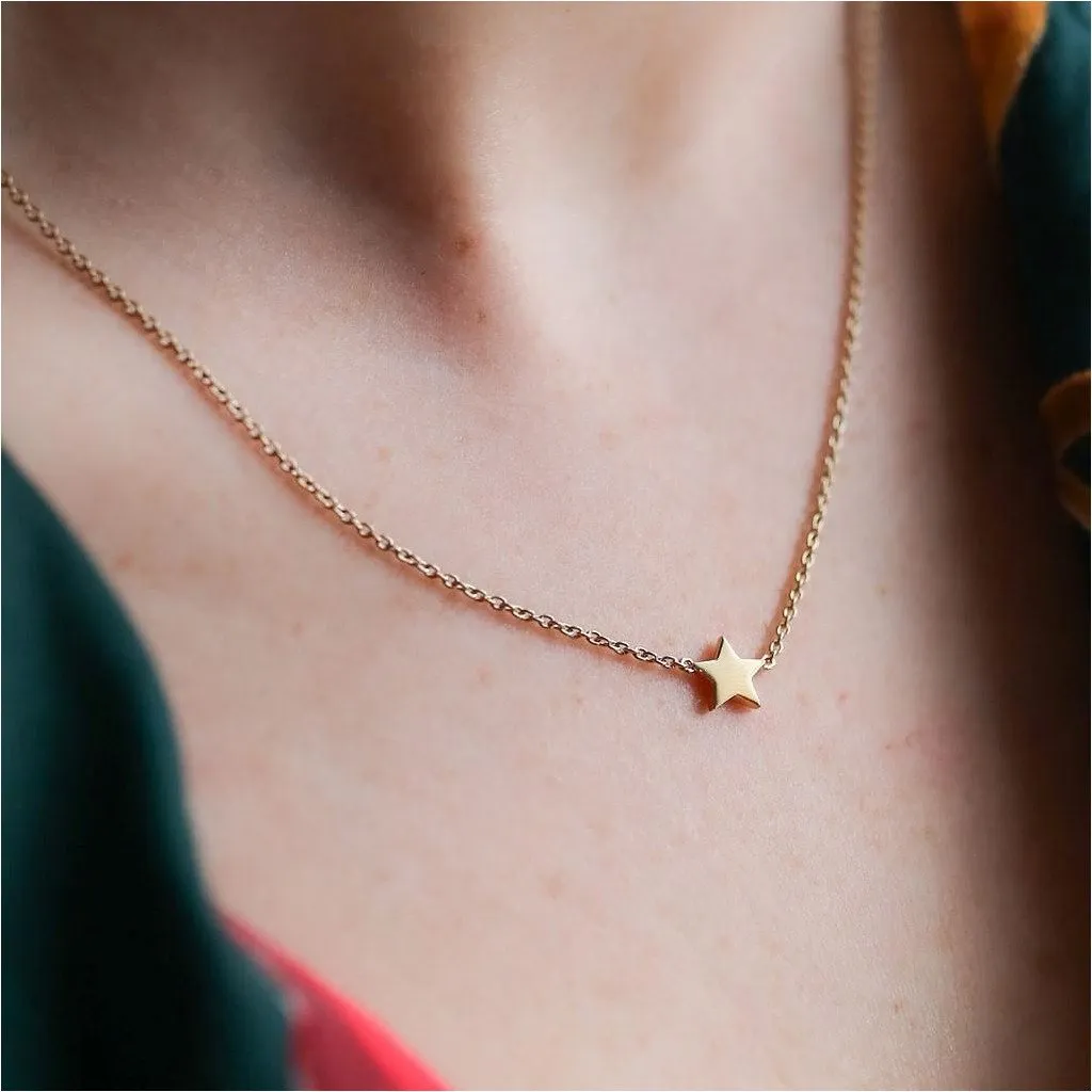 Soho Yellow Gold Vermeil Star Necklace