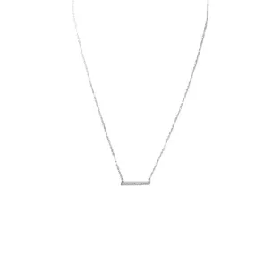 Sterling Silver Bar Necklace