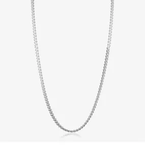 Sterling Silver Curb Chain Necklace