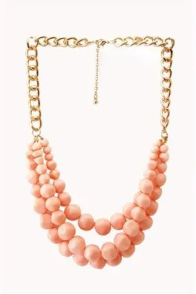 STRIKING LAYER BEAD NECKLACE