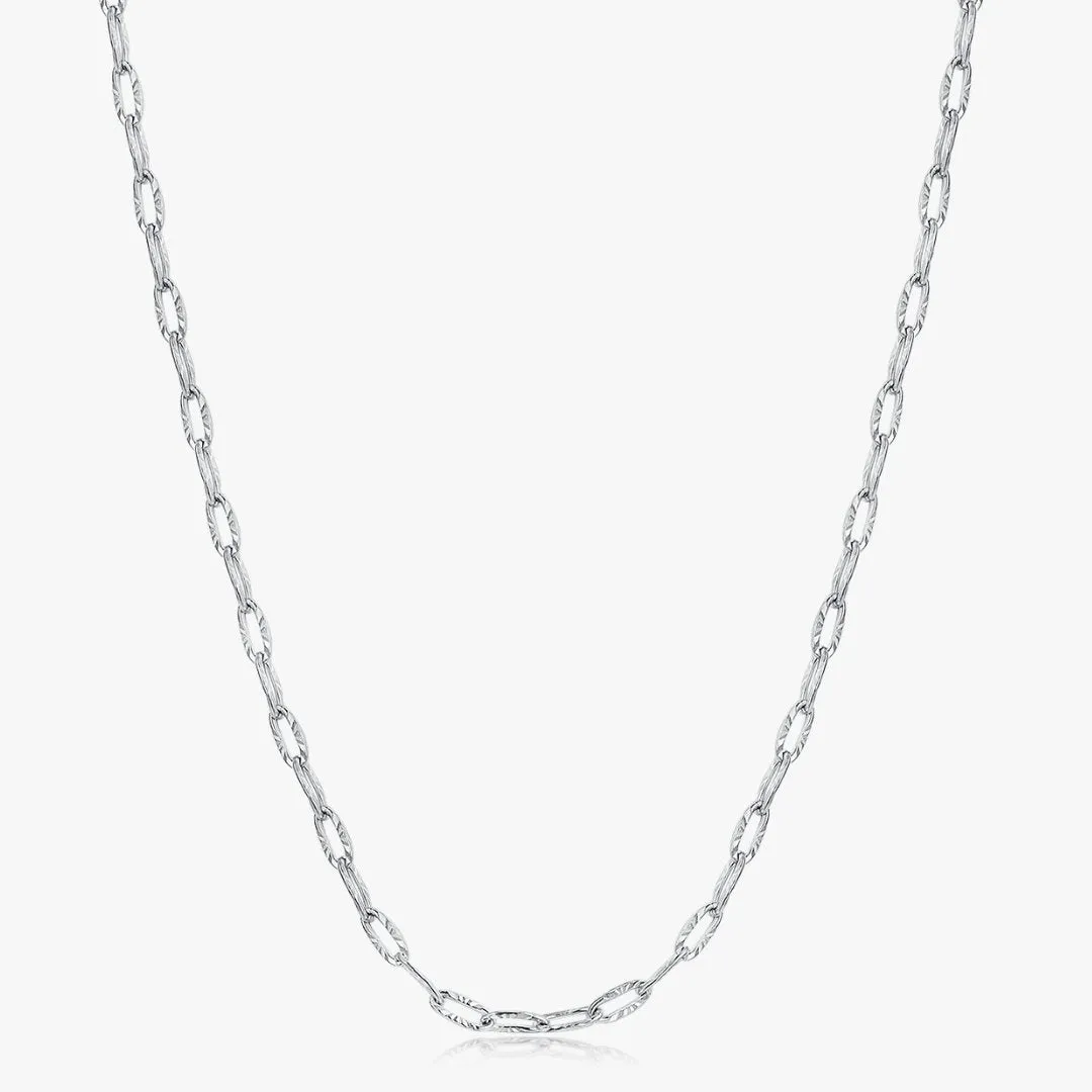 Sunburst Chain Link Necklaces