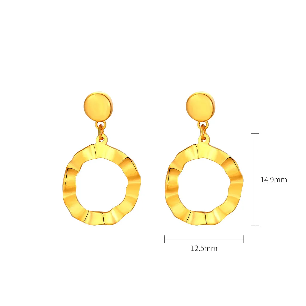 TAKA Jewellery 999 Pure Gold 5G Matching Set - Necklace and Earrings