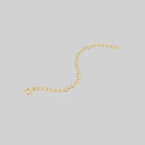 Elegant 18K Gold Plated Sterling Silver Extender Chain for Versatile Jewelry Styling