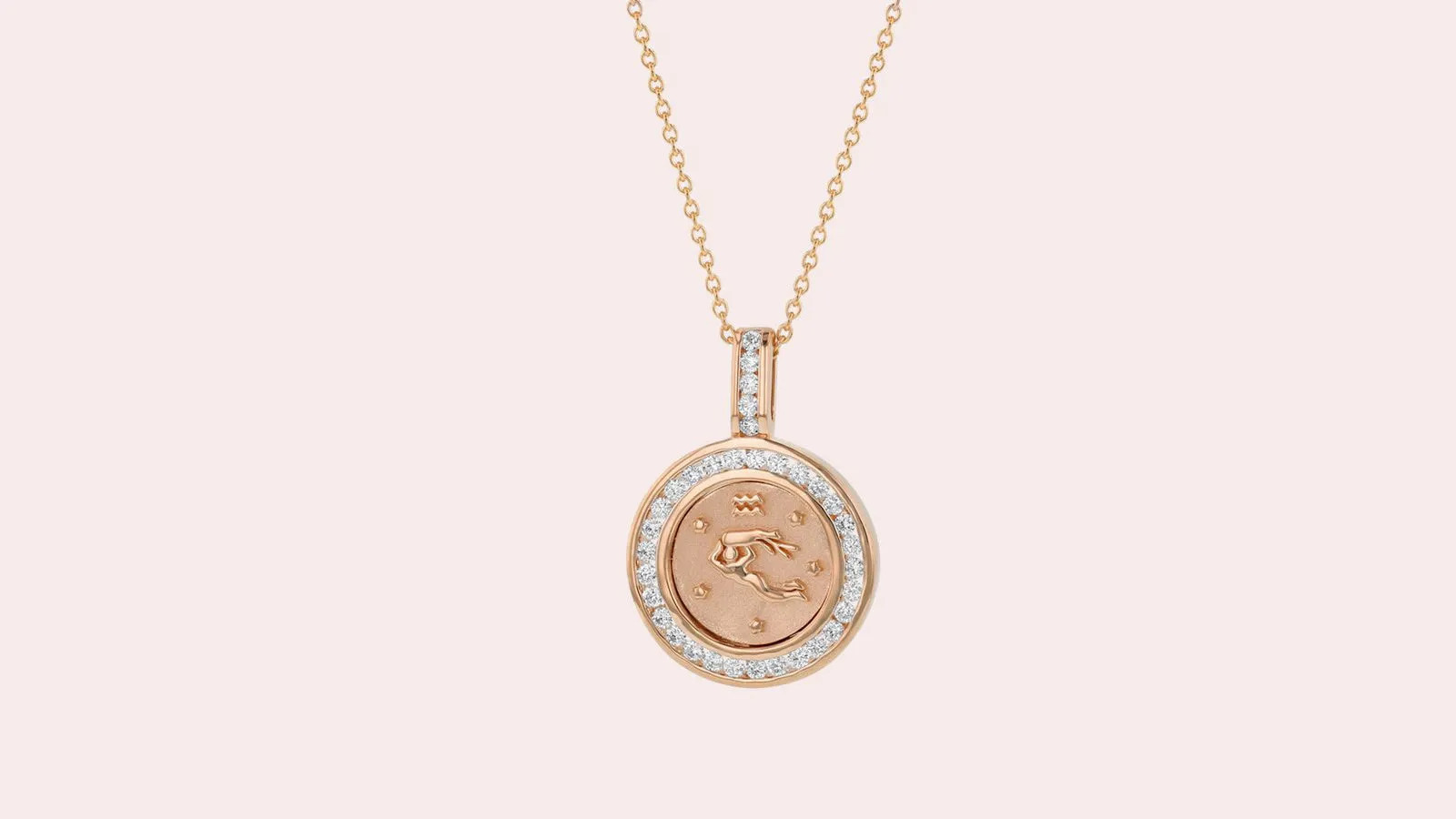 The Zodiac Diamond Pendant Necklaces