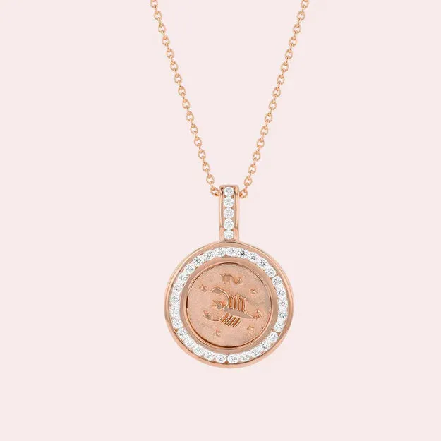 The Zodiac Diamond Pendant Necklaces