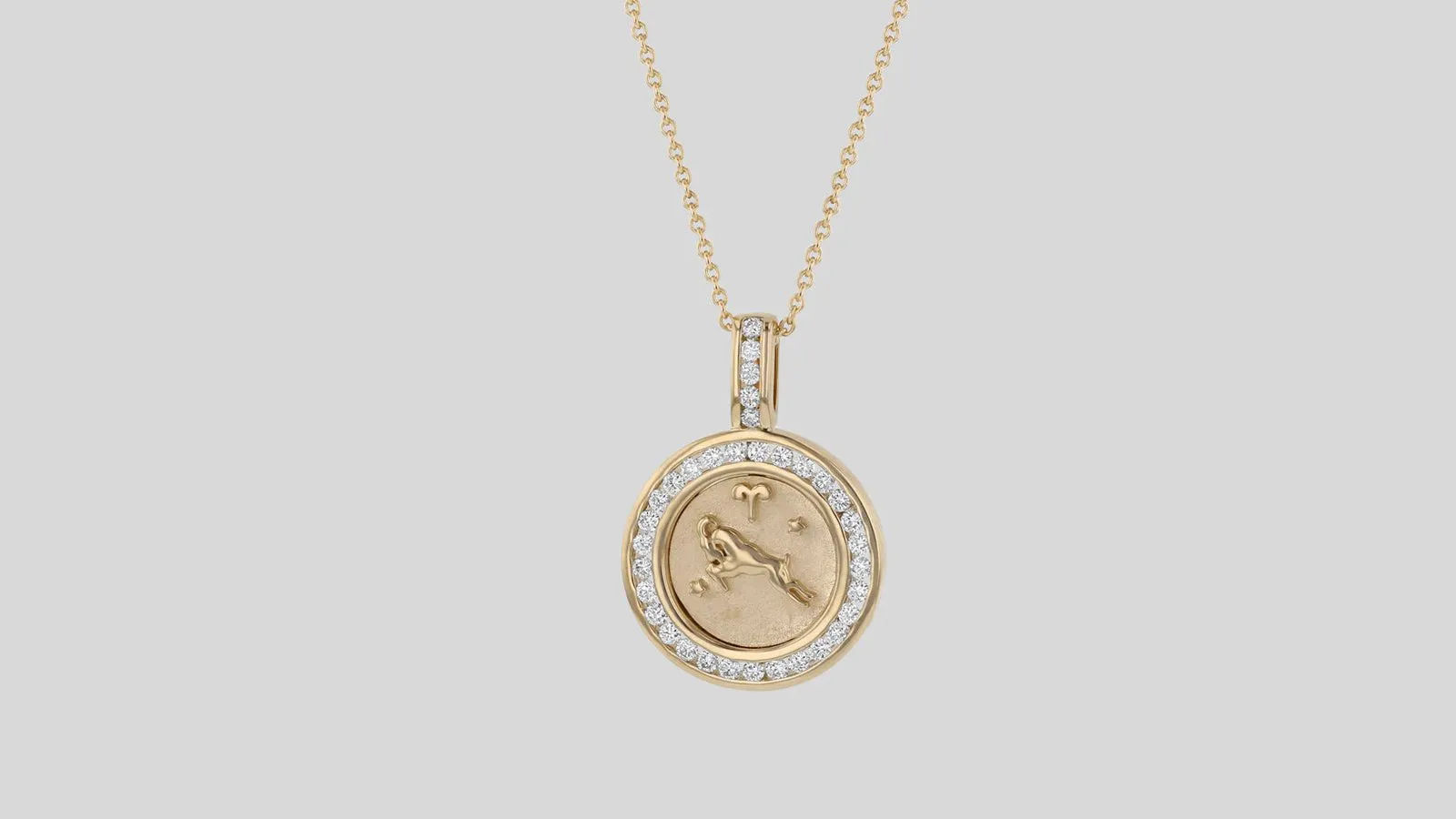 The Zodiac Diamond Pendant Necklaces