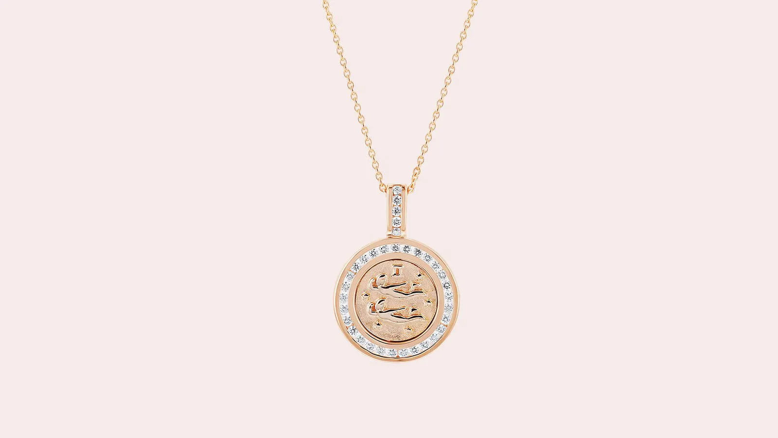 The Zodiac Diamond Pendant Necklaces