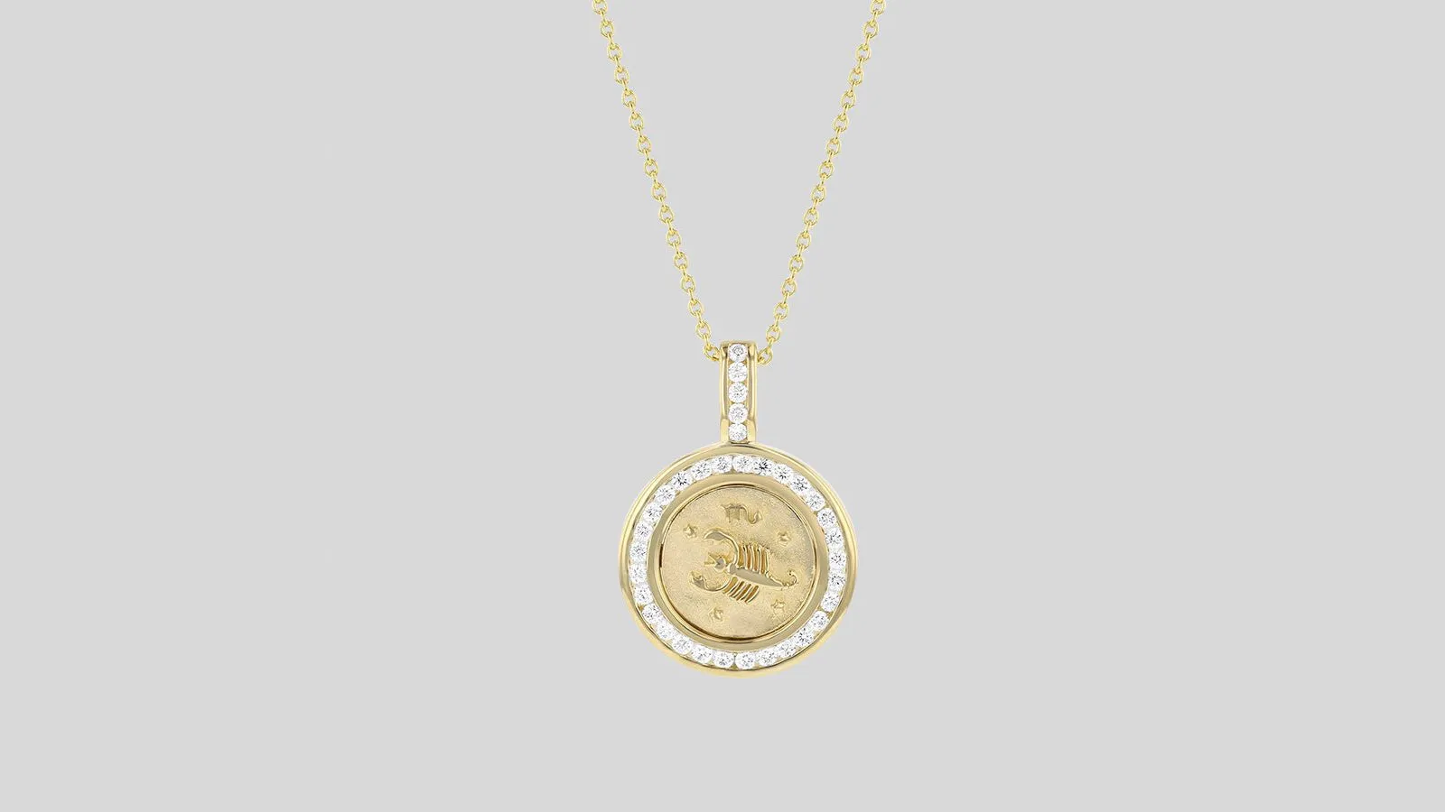 The Zodiac Diamond Pendant Necklaces