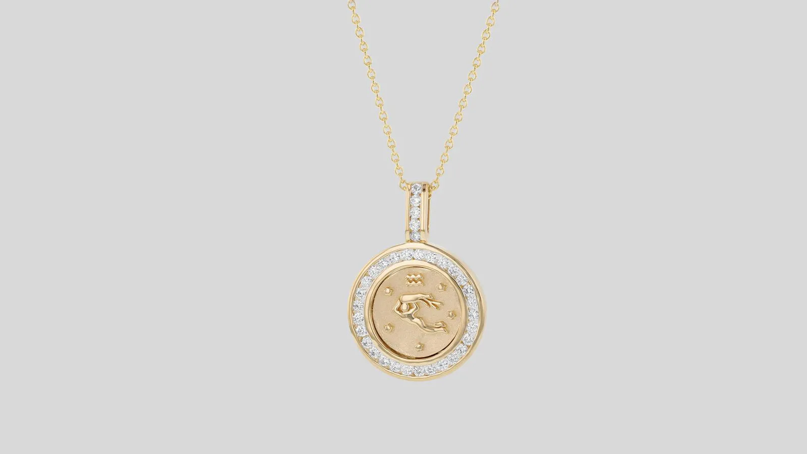 The Zodiac Necklaces without the 18k Gold Chain