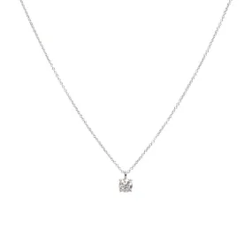 Tiffany & Co Elegant Platinum Pendant Necklace with Stunning Diamonds