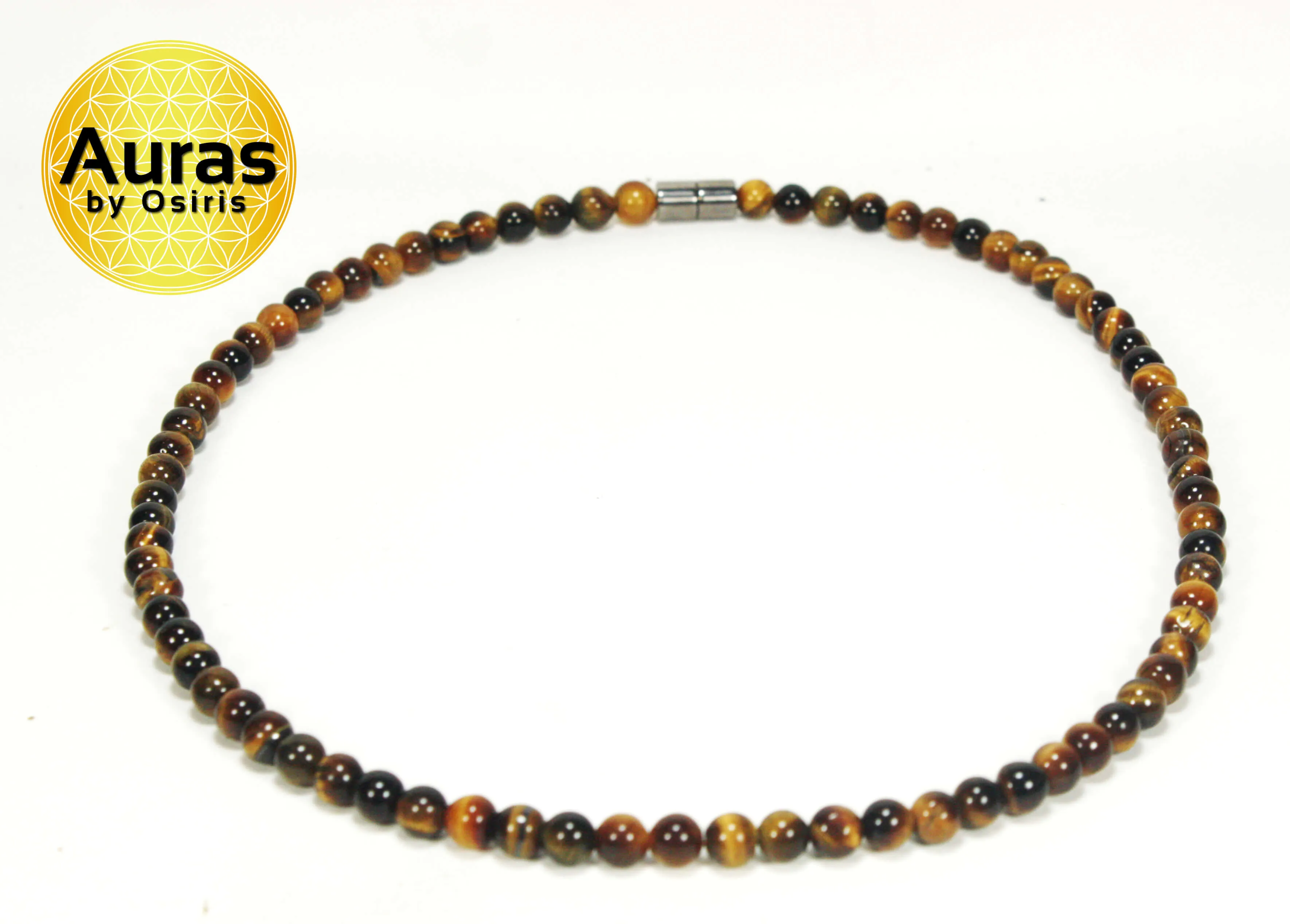 Tiger Eye Necklace (6mm Small Beads)