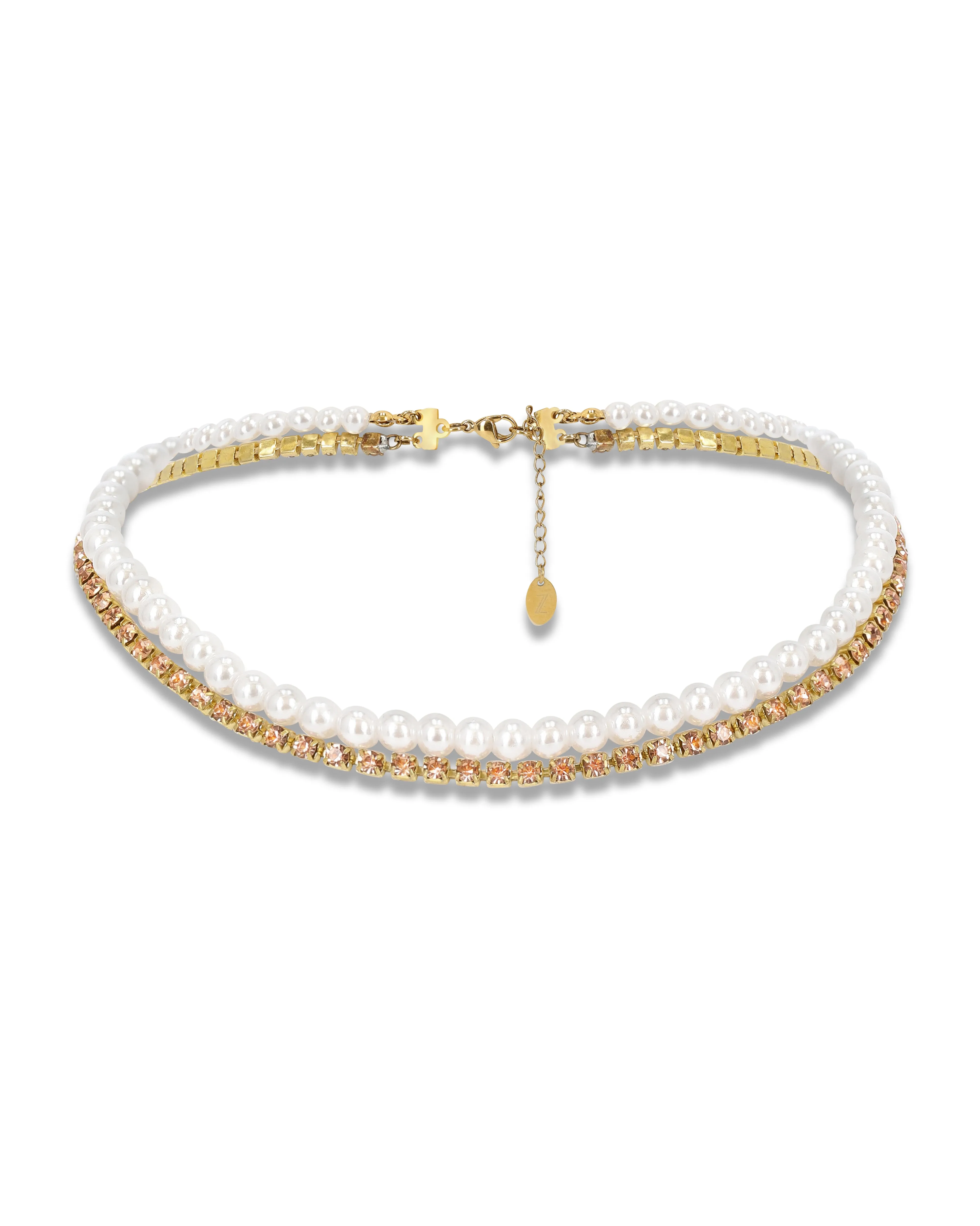 Twilight Pearl   Tennis Choker