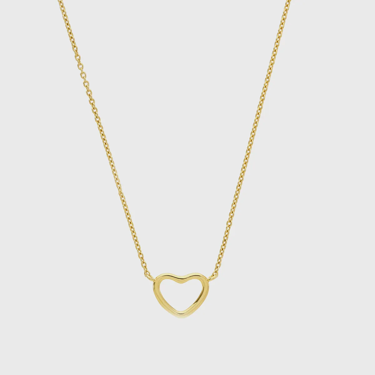 Verona Gold Vermeil Love Heart Necklace